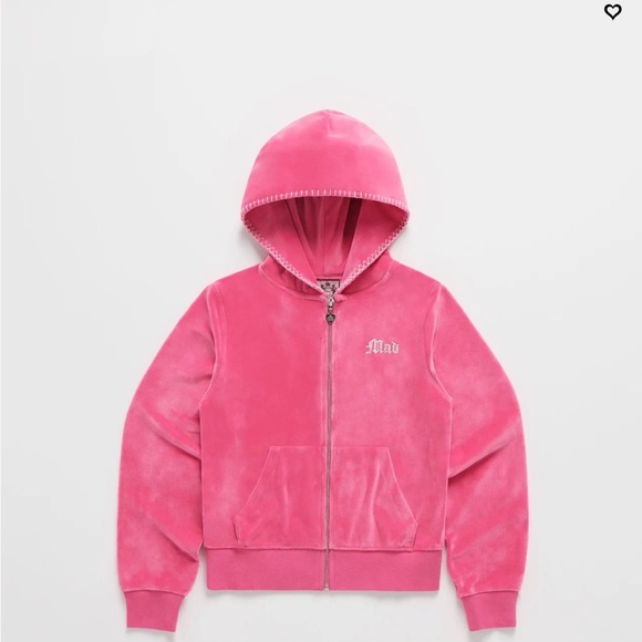 Madhappy Tops - Madhappy and Juicy Couture Pink Velour Women's Hoodie
